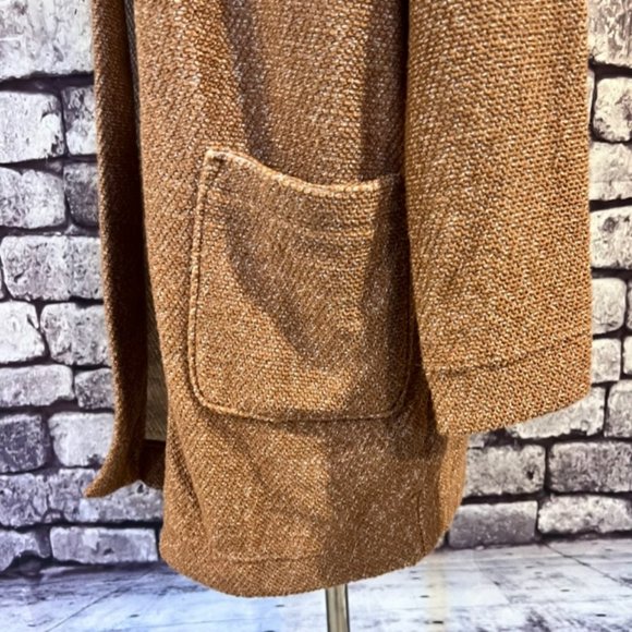 Lands' End Beige & Ivory No Close Jacket Size Medium - Picture 5 of 9